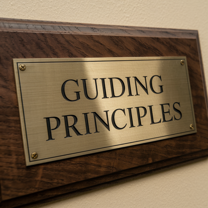 guidling plaque